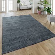 Teppich enns aus 100% viskose online bestellen | dunkelblau stilvolle wohnaccessoires gratis versand ab 50€ 100 tage retourenrecht. Teppich Handgefertigt Elegant Anthrazit Teppichcenter24