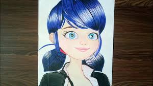 How to Draw Miraculous LadyBug Marinette Dupain-Cheng|Drawing Miraculous:  Marinette|Rhiszm Arts - YouTube