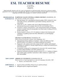 Some of the most common skills found on good english teacher resumes include. Esl Teacher Resume Sample How To Write Resume Genius