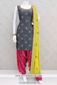 Maybe you would like to learn more about one of these? Dark Grey Soft Silk Palazzo Suit With Silk Embossed Design Petite Stone Kundan Work Rani Colour Combination For Dress Pink Blouse Designs Combination Dresses