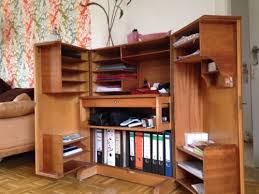 60er Mid Century Vintage Teak Schreibtisch Schrank Sekretar Schreibtisch Schrank Schreibtisch Teak