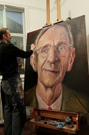 Can T Have The Silk Ones Getting Painty Me Working On P On Twitpic Custom Portrait Painting Derren Brown Brown Art