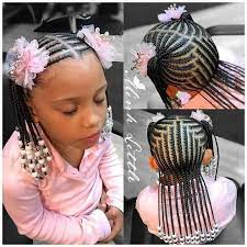 Pin By Cossoko On B A B Y G I R L S H A I R S T Y L E S Little Girl Braid Hairstyles Braid Styles For Girls Little Girl Braid Styles
