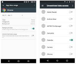 To enable or disable the data saver please go to settings > data usage > data saver. Data Saver Mode Android Open Source Project