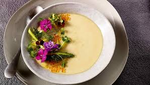 White Asparagus Chawanmushi Smoked Trout Roe Pickled Lemon Kombu Dashi Plate In 2020 Smoked Trout White Asparagus Recipes