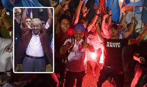 Racial composition of voters in each parliamentary ward displayed when main map clicked. Malaysia Election Results 2018 Mahathir Mohamad Victorious World News Express Co Uk