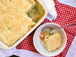 Vegetable Pot Pie Skillet With Cheddar Biscuit Topping Budget Bytes Recipe Vegetable Pot Pies Recipes Vegetarian Dishes