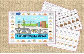 Os dejamos una selección de enlaces y adjuntos a algunos de ellos: Juego De Mesa Para Imprimir Reconstruye La Ciudad Aprendiendo Con Julia