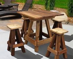 Gronomics Outdoor Picnic Table Bar Top Wood Bar Table Pallet Furniture Outdoor Outdoor Picnic Tables