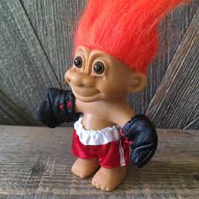 Vintage Boxer Troll Doll Boxer With Orange Hair Russ Berrie 5 Inch Troll  Vintage Troll Doll Boxing Gloves Shorts Sport Rare Gift for Coach