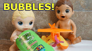 Whether you're bathing baby every night or alternating between tub time and sponge baths or quick washcloth cleanups, the routine will help set your soap up sparingly. Baby Alive Boys Take A Gigantic Bubble Bath Youtube