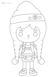 These free, printable summer coloring pages are a great activity the kids can do this summer when it. Toca Boca Coloring Pages New Pictures Free Printable