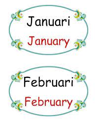Awal hari pada kalender hijriah dimulai saat matahari terbenam. Bulan Dalam Setahun Hari Dlm Seminggu