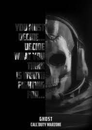 Made quite a racket didn't you? Call Of Duty Warzone Ghost Poster By Antonis Asbah Displate Call Of Duty Call Of Duty Warzone Ghost Call Of Duty Warzone
