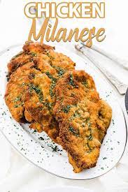 Chicken Milanese Recipe A Delicious Simple Breaded Chicken Cutlet That Is Pan Fried To Perfection And Served Up With In 2020 Chicken Milanese Milanese Recipe Recipes