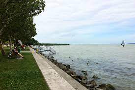 400 méter hosszan húzódó strand gondozott pázsitján árnyékos fák sorakoznak a fürdőzők örömére. Balatonfenyves Csalogany Strand Balaton Strand Strand Hu