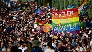 Lgbtq (lesbian, gay, bisexual, transgender and queer) people and their allies marched to march 15th square, on the pest side of the erzsébet bridge. Sloswn4ey8 Asm