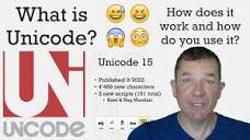 What is Unicode? How does it work and how do you use it? - YouTube