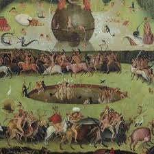 The Garden Of Earthly Delights Hieronymus Bosch Hieronymus Bosch Hieronymous Bosch Painting