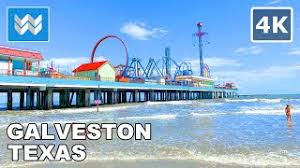 Additionally, houston has a large international community, making it the most diverse metropolitan area in texas. Walking In Galveston Beach In Galveston Texas Usa South Of Houston Beach Waves Sounds 4k Youtube