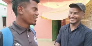 Local football player from Jharkhand
