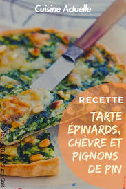 Tarte Epinards Chevre Et Pignons De Pin Recettes Recette Tarte Epinard Tarte Epinards Chevre Epinard