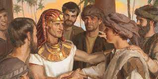Joseph Who Was Sold Into Egypt Prophesied That A Future Prophet Called After His Own Name Would Bring About A Re Joseph In Egypt Bible Pictures Sons Of Jacob