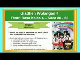 Gladhen Wulangan 4 Tantri Basa Kelas 4 Hal 80 82 Bab 4 Sregep Makarya Youtube