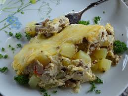 Kartoffeln und kohlrabi passen seht gut zusammen und verleihen diesem einfachen gericht einen besonderen kick. Kartoffel Kohlrabi Champignons Auflauf Rezepte Chefkoch