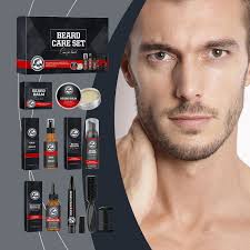 Grande Économie, HWRETIE Soin de la Barbe Nutroes en Liquidation, Ensemble  de Soin de la Barbe pour Hommes Soin de la Barbe Exquis  60Ml+30Ml+60Ml+50G+10G