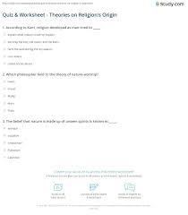 Buzzfeed staff the more wrong answers. Quiz Worksheet Theories On Religion S Origin Study Com