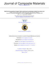 Find the company's financial performance, revenue, and more. Pdf Mechanical Properties Of Spacer Fabric Reinforced Composites Knitted From Glass Yarn