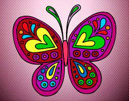Mandala Borboleta Pintado Por Kaylaine Pintura De Borboleta Borboletas Desenho Borboleta