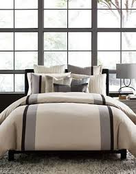 Maison Literie Mode Housse De Couette Rayee Manhattan La Baie D Hudson Couette Raye Maison Housse De Couette
