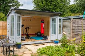 Plain closet doors look like a million bucks. How Bifold Doors Let The Great Outdoors Into Your Shed