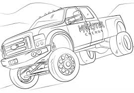 Ausmalbild Monster Energy Monster Truck Ausmalbilder