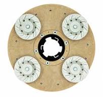 Diamond Concrete Grinding Plate 15", 17" and 20" - 15" / With Cup Wheels