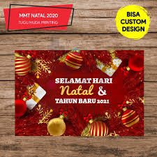 Dari berbagai perkembangan teknologi sampai makanan biasa. Cetak Spanduk Banner Mmt Selamat Hari Natal 2020 Tahun Baru 2021 Shopee Indonesia