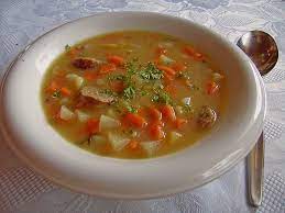 Carrot Kohlrabi Stew With Bratwurst German Recipes Kohlrabi Recipes Recipes Crohns Recipes
