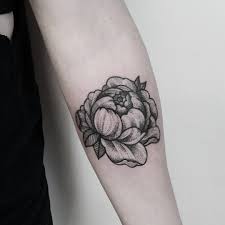 Brittany does tattoos 30 августа 2019 0 33. Detailed Peony Tattoo By Brie Dots Tattoogrid Net