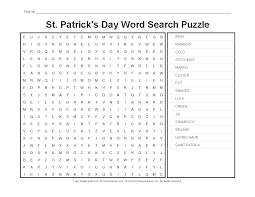 We have the best collection of word search puzzles online, with new ones being added regularly. St Patrick S Day Worksheets St Patrick S Day Word Search Puzzle Free Online Games At Primarygames