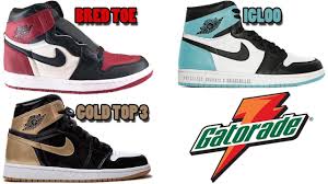 Air Jordan 1 Bred Toe Jordan 1 Gatorade Orange Blue Jordan 1 Gold To Air Jordans Air Jordan Sneaker New Sneakers