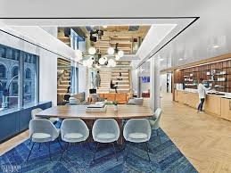 Env Salutes Tommy Hilfiger S Patriotic Traditions At The Fashion Brand S Nyc Office Commercial Interior Design Office Office Interior Design Commercial Interior Design