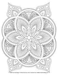 Free, printable coloring pages for adults that are not only fun but extremely relaxing. Abstract Mandala Advanced Coloring Page For Adults This Free Coloring Page Is Availabl Geometric Coloring Pages Mandala Coloring Books Abstract Coloring Pages