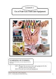 Nail Care Learning Module K 12 Beauty Care Nail Care Nail Services