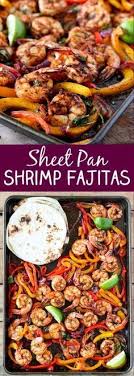 Sheet Pan Shrimp Fajitas Recipe Sheet Pan Recipes Recipes Cooking Recipes