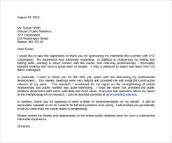 Want to create an internship cover letter that captivates employers? Free 9 Sample Internship Thank You Letter Templates In Pdf Ms Word