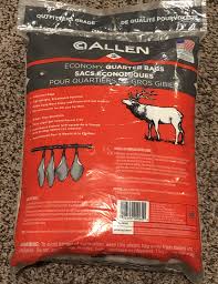 Deer, elk, moose, caribou, antelope & hogs. Storage Bags 4pk Big Quarter Game Meat Bag Breathable Washable Elk Moose Caribou Transport Us Shelving Storage