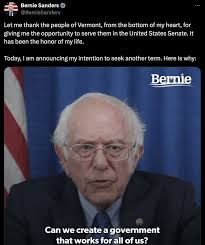 Bernie Sanders, the longest-serving independent in American history and  greatest working class champ Congress has ever seen, says he is running for  re-election. : r/WorkReform