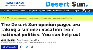 Numlock Sunday: Joshua Darr on the great Palm Springs opinion page  experiment
